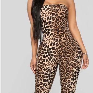 Fashion Nova Cheetah Jumpsuit